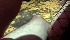 Mexican Hottie Chupando Huge Verga In Thong!