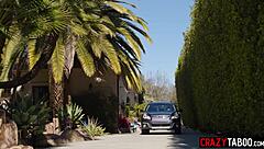 stepson pounds busty milf syren de mer's big tits and ass