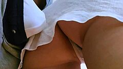 stranger gropes throbbing pussy cums in panties