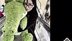 Thankful Amberzinha Rewards Doggystyle After Plush Toy Win