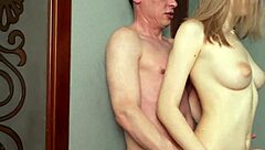 blonde stepdaughter rides daddy big natural tits passion