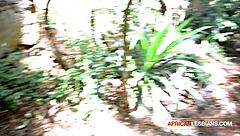 ebony amateurs kiss finger and lick pussies passionately