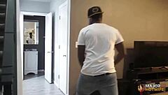 kyra rose's big tits bounce as rome major fucks ass pussy