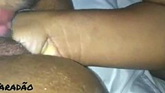 Fisting deep into ebony's juicy pussy 😈💦