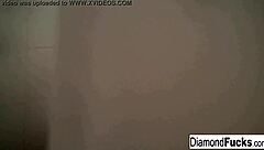 hey diamond, get that wet pussy wild in the shower now