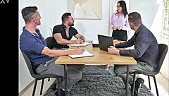 lena coxx, soaked in cum from that wild office dp gangbang?