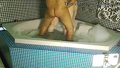 the hottie teases with her big cock pov moves