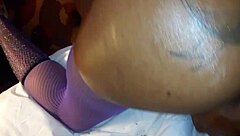ebony tattooed babe bent over for blacchammer's deepthroat doggy