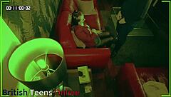 Voyeur spies sexy student fucking teacher bent over in homemade session