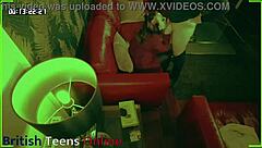 Voyeur spies sexy student fucking teacher bent over in homemade session