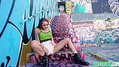 mackenzie mace's sloppy deepthroat and horny cowgirl ride session