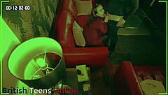 Voyeur spies sexy student fucking teacher bent over in homemade session