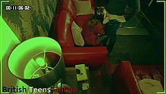 Voyeur spies sexy student fucking teacher bent over in homemade session