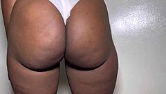 big ebony ass shakes wildly as club member gets pounded missionary