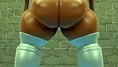 Juicy BBW Unleashes Massive Farts Solo