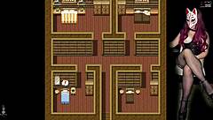 busty blonde barmaid celina groped hard in public stripping and rough play