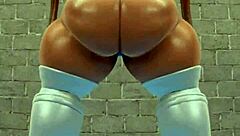 Juicy BBW Unleashes Massive Farts Solo