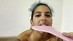 Eating friend's juicy pussy until she explodes in orgasmic bliss!