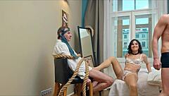 cuck4k tiny titted german wife bounces on stranger's huge cock for hubby