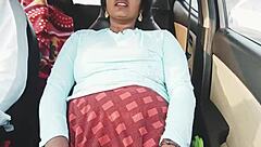 desi couple shares passionate car intimacy with dirty talk