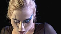 Innocent Ballerina Seduced By Witch In Halloween Lesbian Lick