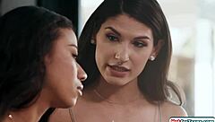zariah arau's big tgurl cock deepthroated by eager latin sucker
