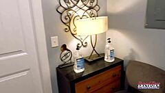 shelly's wet pussy fingers lead to deepthroat big cock swallow