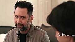 Mature MILF and young stud skip hooker for wild family budget fuck