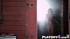 Sexy Redhead Milf Jaime Edmondson Strips Naked Outdoors