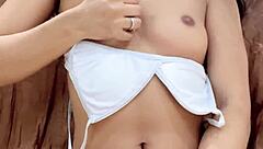 😍 lustful petite teen babe squirts hard with her new toy solo 🔥