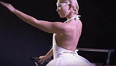 Innocent Ballerina Seduced By Witch In Halloween Lesbian Lick