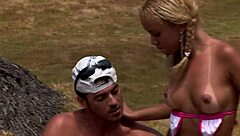 Brazilian Teen Barbie Banks Outdoor Anal Pounding