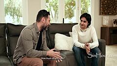 Mature MILF and young stud skip hooker for wild family budget fuck