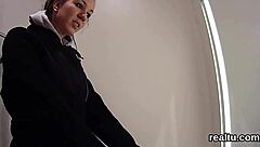 adorable czech teen seduced in hypermarket then pov drilled hard in ass and pussy