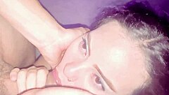 Amateur Hottie Takes Huge Cock in Wild Bisexual Threesome