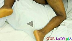 Submissive ebony babe pussy hammered by big black cock