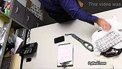 super fit asian thief pounded hard office hidden cam spying