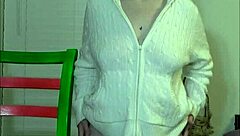 girl next door babe rides fuck machine to intense orgasm