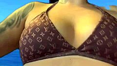 i trained at ipanema gym in wet bikini sweat dripping down