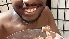 llamasr big black cock tits kitchen banana food play