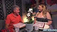 doesn't curvy blonde fatty mary's big tits tempt grandpa to fuck?