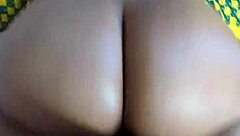 Hey, my big booty roommate swallows my throbbing cock deep