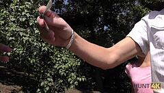 hunt4k tiny ass in jeans for quick cash