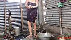 Village Wife Banged Outdoor by Husbands Friend