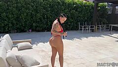 Busty Thick Egyptian Neighbor's Wet Pussy Craves JMAC's Huge Cock Spooning!