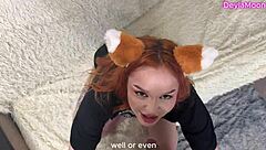 Stepmom rewards with wet pussy and cum swallowing