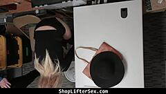 stepgrandma teen caught stealing punished rough in shop