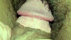 Juicy Wet Pussy Masturbation Leads to Creampie Intercourse with Hairy Housewife