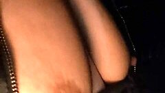 Becky flaunts nipples outdoors for neighbor voyeurs publicly