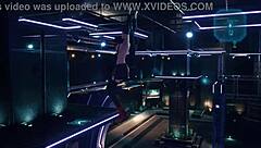 check out tifa hanging topless on those monkey bars